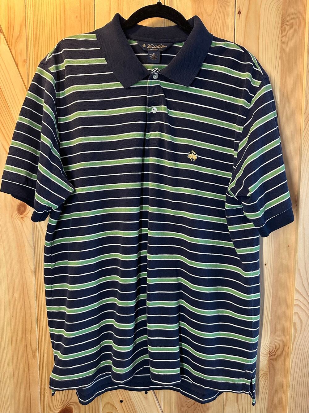 Brooks Brothers "Performance Knit" heritage-inspired Polo Shirt - Size XL